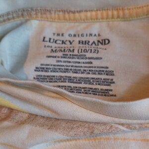Lucky Brand Cream and Tan Top